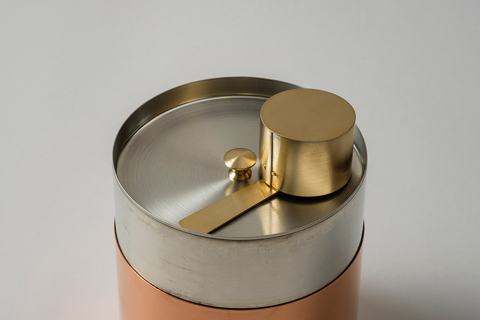 開化堂　 珈琲缶 コーヒー缶 真鍮200g 銅300gセット